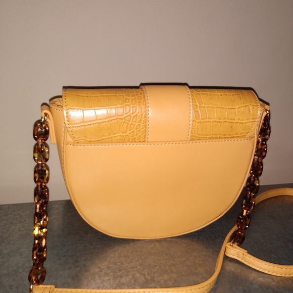 Mustard and tortoise purse - Picture 3 of 4